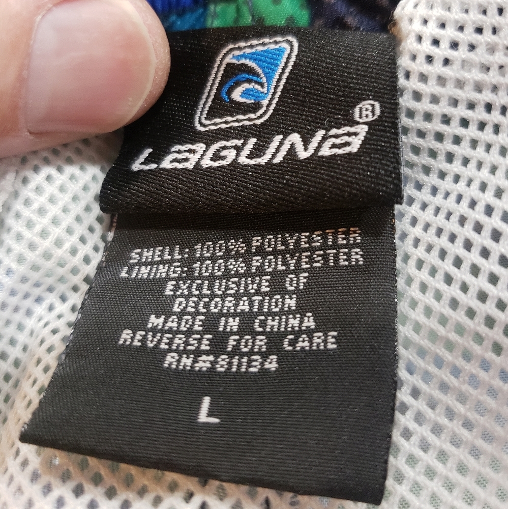 Laguna mens swim trunks..Green and blue - Picture 5 of 6